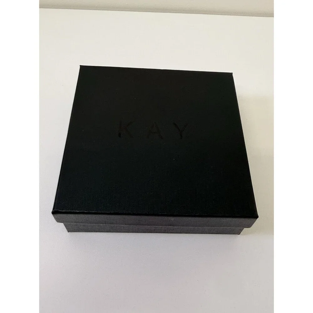 Kay Jewelers Empty Black Presentation Jewelry Box